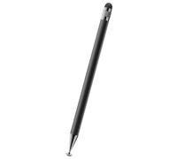 Optical Screen: Capacitive with Silicone Tip, Integrated Rotating Disc, Metallic Design | High Precision Touch Pen, Versatile Drawing Pen for Disposit