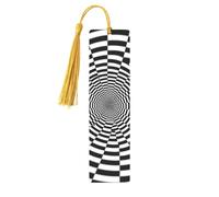 Optical Spin Illusion Printed Metal Bookmarks M - Gold Lightweight Aluminium Book Marker for Books, Journals & Gifts, Ideal Book Lovers, Holiday Decor & Crafts