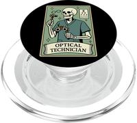Optical Technician Tarot Card Skeleton Eyewear Lab Lens Tech PopSockets PopGrip for MagSafe