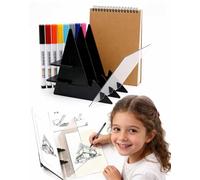 Optical Tracing Drawing Board for Kids & Beginners - Projector for Beginners & Animation Trainingl, Draw Projector Sketch Copy Board Art Projector for Tracing with Reflection Lens Portable (18*10)