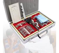 Optical Trial Lens Frame Complete Set of Optician Tools, Optical Trial Lenses, Vision Test Lenses, Professional Optometry Equipment, 104 Pieces, High Light Transmittance