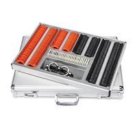Optical Trial Lens Frame Plastic Trial Lens Set, Optical Trial Lenses for Ophthalmic Vision Test, 266 Pieces, with Aluminum Password Box, Trial Lens Frame