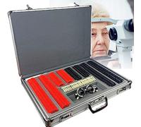 Optical Trial Lens Set for Eye Examination, 266PCS Comprehensive Optometry Equipment with Durable Aluminum Case, Essential for Professional Eye Protection and Vision Testing