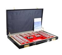 Optical Trial Lens Set Kit - 266 Pcs Metal Rim with Wood Frame and PU Case for Optometry