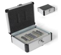 Optical Trial Lens Set Optical Progressive Lens Set - 22 Pieces with Aluminium Case, Scale Engraved by Laser, Professional Optometry Tool Accessories for Eye Hospitals and Opticians
