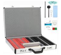 Optical Trial Lens Set Optical Trial Lens Frame, 266pcs, Optometry Kit, Optometry Box, Glasses Optometry Equipment, 26mm Aperture, Plastic Circle, Aluminum Suitcase, Visual Care