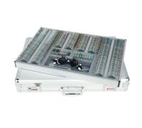 Optical Trial Lens Set Optometry Test Optical 266 Pieces Trial Lens Set Metal Rim Aluminium Case Adjustable Eye Testing Trial Frame Rings Glasses