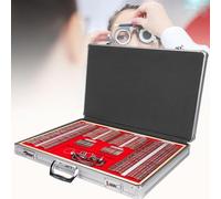 Optical Trial Lens Set Professional Optometry Trial Lens Set, 266 PCS Metal Rim with Aluminium Case and Test Frame for Eye Examination