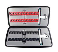 Optical Trial Lens Set, Retinoscopy Rack Lens Kit for Optometry, Pupillary Distance 40-74mm, Aperture Diameter 17mm, Test Diopters Range ±0.25 to ±5.00d