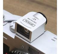 Optical Viewfinder, Bright-Frame 17° External Optical Finder, With Universal Cold Shoe Mount & Precise Framelines, 28mm/35mm/50mm Composition Frames, For Film Cameras, Photography(White)