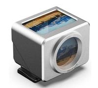 Optical Viewfinder for Cameras with Detachable Anti-Glare Hood and Adjustable Hot/Cold Shoe Interface - Universal Compatibility with Digital and Film Cameras