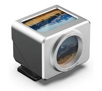 Optical Waist Level Viewfinder with Detachable Anti-Glare Hood and Adjustable Hot/Cold Shoe Interface for Universal Compatibility with Digital and Film Cameras