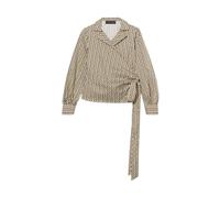 Optical Wrap Cotton Blouse - female - Brooks Brothers - Blouses - Green - XS - Blouses & Shirts XS