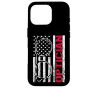Optician America USA Optometrist Eye Doctor Eye Glasses Case for iPhone 16 Pro