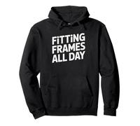 Optician Fitting Frames Day Eyewear Professional Optometry Pullover Hoodie