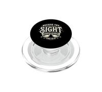 Optician Receive Thy Sight Luke 18:42 Glasses PopSockets PopGrip for MagSafe