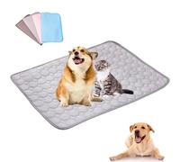 Opticnock Dog Cooling Mat, 2025 New Pet Cooling Mat, Washable & Portable Pet CoolingMat, Pet SummerCooling Mat Sleeping Pad, for Dogs & Cats, Washable, Soft, Foldable Sleeping Mats (Gary,Medium)