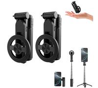 Opticnock Selfie Stick, 2025 New 4-in-1 Multifunctional Magnetic Selfie Stick, 360 Rotation, Wireless Remote Operation, Double Cold Shoe Ports, Ultra-Compact Foldable, All Mobile Phones (2PCS)