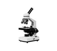 OPTICON - Microscope Genius I Magnification 100x-1000x I with 3 Lenses 4X, 10x and 40x I Interchangeable Wide Angle Eyepiece x10 I Professional Double Base Table I Extensive Accessories