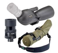 Opticron MM4 60 GA ED Angled Body with SDLv4 Eyepiece and Green Stay-on-Case