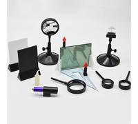 Optics Experiment 7-in-1 Kit - Prism, Lenses & Mirrors for Pinhole & Imaging Physics