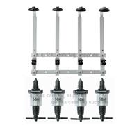 Beaumont Wall 4 Bottle Rack - Bagged