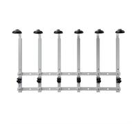 Optics Home Bar 6 Bottle Wall Mounted Bracket Rack NO MEASURES INCLUDED
