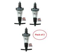 Beaumont Spirit Optics Dispenser Stamped 25ml, Black, Government Stamped, Professional Bar or Home Use, Alcohol Optics Dispenser, Precise Measurement, Leak Proof Rubber Seal, K493