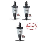 Optics Home Bar Pack of 5 Beaumont Solo Spirit Measure Dispenser 25ml 35ml 50ml