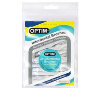 OPTIM 0.60mm White Standard Interdental Brush - Pack of 25 Brushes Plus 5 Free