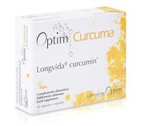 OPTIM Curcuma Longvida Curcumin 45 Vegan Capsules SOYA Free | Natural Extract of Turmeric High Strength & Bioavailability| Supplement for Joint Comfort - Fatigue | NO Black Pepper NO Piperine
