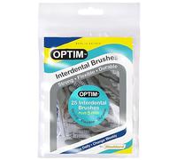 OPTIM Grey Standard Interdental Brush - Pack of 25 Brushes Plus 5 Free