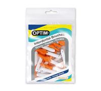 OPTIM Interdental Brushes Pack of 25 Orange 0.45 mm Size 1