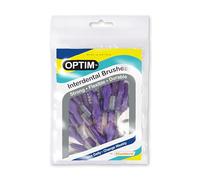 OPTIM Interdental Brushes Pack of 25 Purple 1.1 mm Size 6