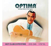 Optima Acoustic Guitar Strings Hot Club Gypsyfire Silver Plated Set with Loop 1757EL