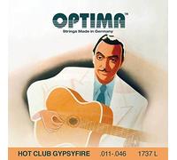 Optima Acoustic Guitar Strings Hot Club Gypsyfire Silver Plated Set with Loop 1757L