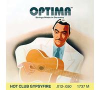 Optima Acoustic Guitar Strings Hot Club Gypsyfire Silver Plated Set with Loop 1757M