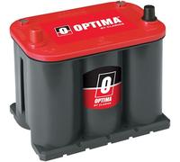 OPTIMA Batteries High Performance 25 RedTop Sealed AGM Car, Truck, and SUV Starting Battery, 720 CCA, SAE Terminal, Maintenance Free, Versitile Mounting