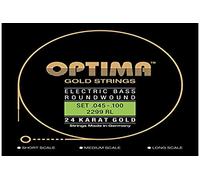 Optima Electric Bass Strings Gold Strings Round Wound Set 4-string reg-light 2299L