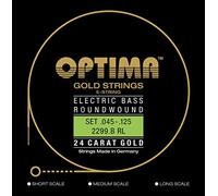 Optima Electric Bass Strings Gold Strings Round Wound Set 5-string reg-light 2299B