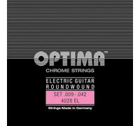 Optima Electric Guitar Strings Chrome Strings Round Wound Set 4028EL