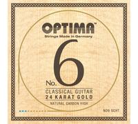 OPTIMA No.6 24K GOLD Classic STRINGS Carbon High Classical Guitar Strings SET