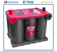 12V Starter Battery, High Cranking, Optima Red Top RTU 3.7, 44Ah 730CCA