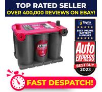 12V Starter Battery, High Cranking, Optima Red Top RTU 3.7, 44Ah 730CCA