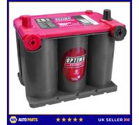 12V Starter Battery, High Cranking, Optima Red Top RTU 3.7, 44Ah 730CCA