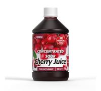 Optima Sour Cherry Juice Concentrate, Natural, Vegan, No Artificial Flavours or Colours, Food Supplement, 500 ml Bottle