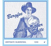 Optima Zither Strings Grip Strings Munich Tuning Extended Bergfee blue, d' Chromnickel polished 1254.H