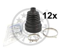 OPTIMAL CVB-10111SET Set CV boot kit drive shaft with grease with clamps Front Axle