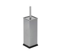 Optimal Products 5L Pedal Bin Slim Lid Soft Close Brush Holder Home Office Waste Paper Dustbin (GREY BRUSH ONLY)