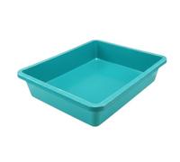 Optimal Products Large Oven Rack & Grill Soaking Cleaning Tray Industrial Grade Polypropylene 55 x 40 cm UK (Teal)